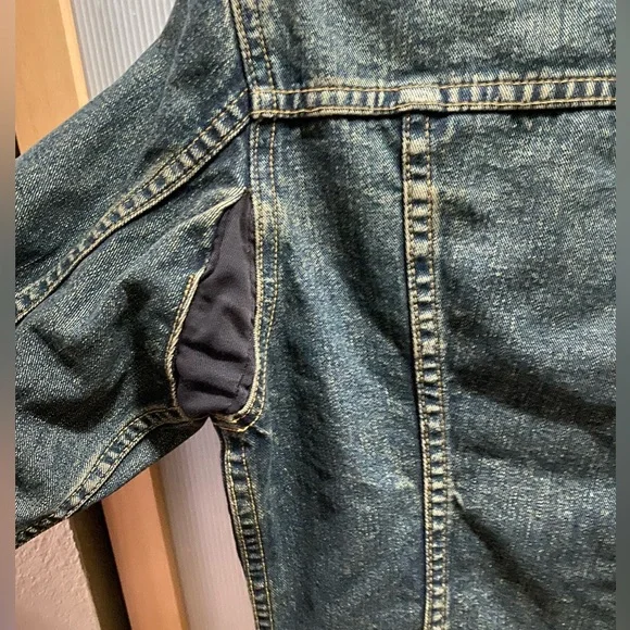 Vintage Esprit distressed jean jacket XS - Picture 3 of 7